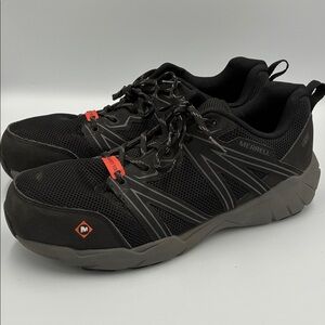 Merrell Black and Gray Moab Vertex Select Grip Work Shoes Men’s Size 11W